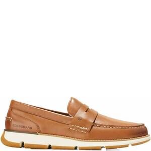 NEW COLE HAAN men's zerogrand penny loafers in brown